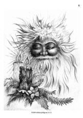 TK12 Illustration Sankt Nikolaus Illustration St. Nikolaus