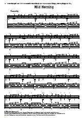 kostenlos - TK41 Mild Morning Gitarrennoten Fortgeschrittene:  kostenlos - Mild Morning